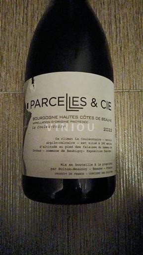 Burgundi Beaunen Ylämaat Parcelles & Cie La Couleuvrière 2022
