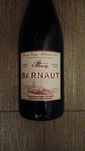 Šampanja Coteaux Champenois Barnaut Bouzy Rouge 2004