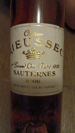 Bordéus Sauternes 1er Grand Cru Classé Château Rieussec 2006