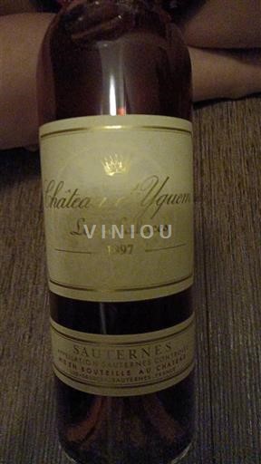 Bordeaux Sauternes Premier Cru Supérieur Château Yquem 1997