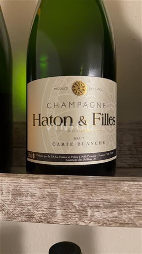 Champaña Champán Haton & Filles Carte Blanche Sin añada
