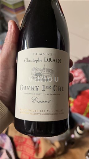 Bourgondië Givry Premier Cru Domaine Christophe Drain Crausot 2018