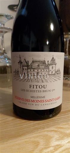 Languedoc Fitou Réserve des Moines Saint Gabin Les Schistes Brun 2023