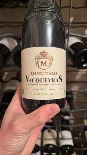 Údolí Rhôny Vacqueyras Les Molinières 2021