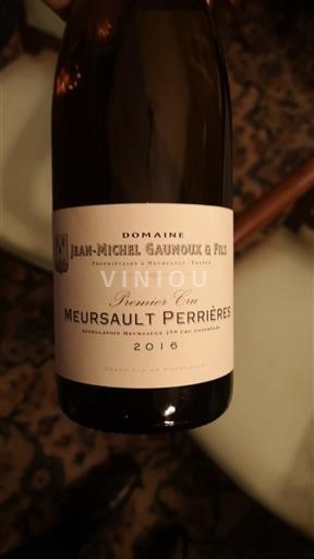 Bourgogne Không được chỉ định Premier Cru Domaine Jean-Michel Gaunoux & Fils Perrieres 2016