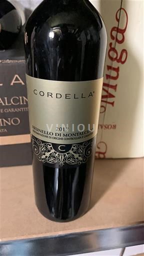 Tuscan Wines Brunello di Montalcino Cordella 2018