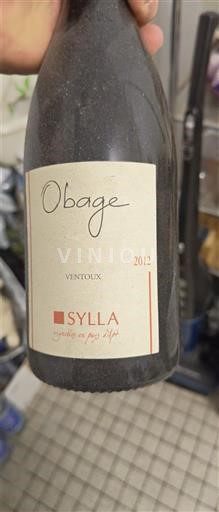 Rhône Valley Ventoux Sylla Obage 2012