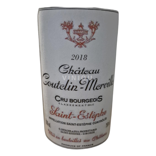 Bordeaux Saint-Estèphe Château Coutelin-Merville 2018