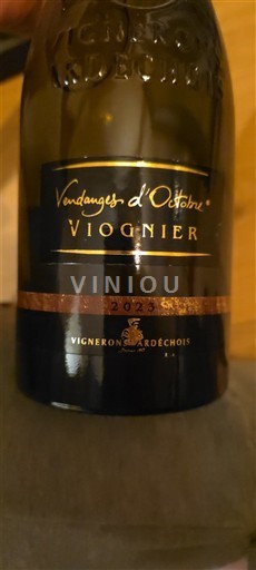 Alpe in reke Rona Ardeška. Vignerons Ardéchois Vendanges d'Octobre 2023