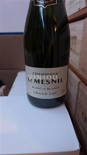 Champaña Champán Grand Cru Le Mesnil Blanc de Blancs Sin añada