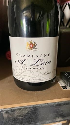 Champagne Sâm-panh A. Lété Carte d'Or Không niên vụ