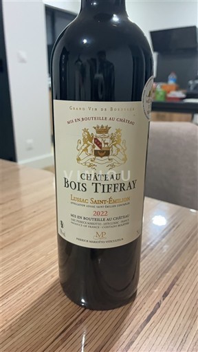Bordeaux Lussac-saint-émilion Château Bois Tiffray 2022