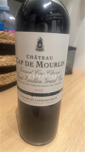 Bordeaux Saint-Émilion Grand Cru Grand Cru Classé Château Cap de Mourlin 2019