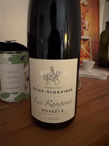 Lorraine Mosel Domaine Oury-Schreiber Les Ramponés 2022