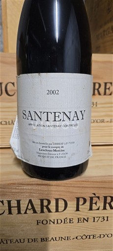 Borgoña Santenay Lesclous-Mercire 2002