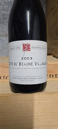 Borgogna Côte de Beaune Villages Maison Joulié 2003