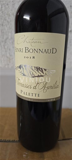 Provenza Palette Château Henri Bonnaud Les Terrasses d'Aurélien 2018