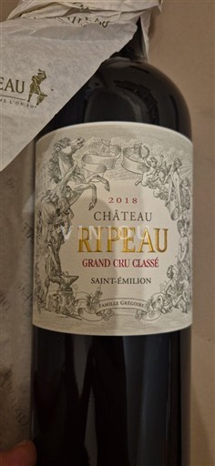 Bordeaux Saint-Émilion Grand Cru Classé Château Ripeau 2018
