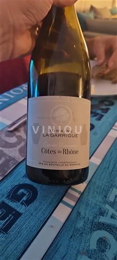 Rhônen laakso Côtes-du-rhône Domaine La Garrigue 2023