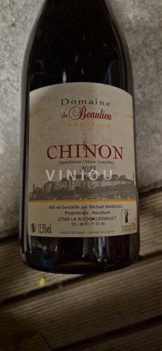 Thung lũng sông Loire Chinon Domaine Beaulieu 2023