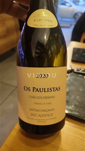 Alentejo António Maçanita Ós Paulistas Chão dos Eremitas Vinhas Velhas 2020