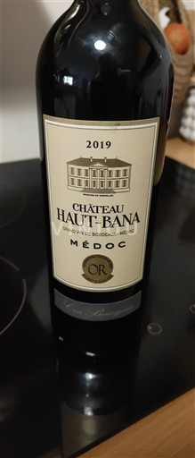 Bordeaux Médoc Château Haut Bana 2019