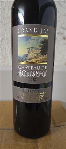 Rhône Valley Pierrevert Château Rousset Grand Jas 2012