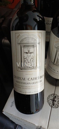 Bordeaux Saint-Émilion Grand Cru Grand Cru Château Cadet-Bon 1994