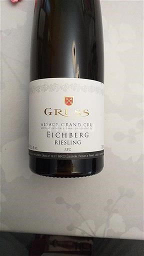 Alsace Riesling Grand Cru Gruss Eichberg Riesling 2021