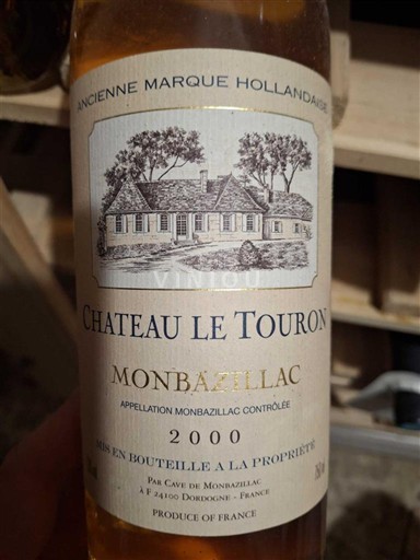 Tây Nam Monbazillac Château Le Touron 2000