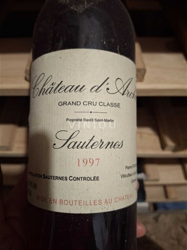 Bordeaux Sauternes Grand Cru Château Arche 1997