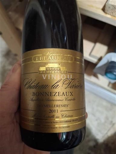 Loire-dalen Bonnezeaux Château La Varière Les Melleresses 2011