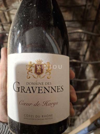 Thung lũng Rhône Côtes-du-rhône Domaine Des Gravennes Cœur de Harys 2015