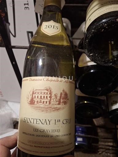 Borgoña Santenay Premier Cru Domaine Chapelle et Fils Les Gravières 2015