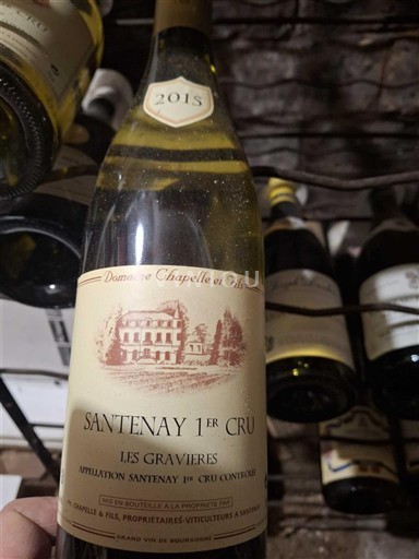 Borgoña Santenay Premier Cru Domaine Chapelle et Fils Les Gravières 2015