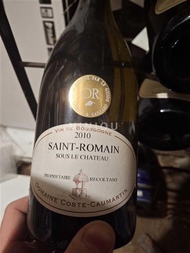 Bourgogne Saint-Romain Domaine Coste-Caumartin Sous le Château 2010