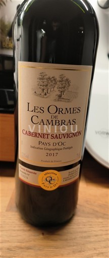 Languedoc und Roussillon Pays d'Oc Les Ormes de Cambras 2017