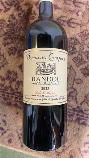 Provence Bandol Domaine Tempier Lulu & Lucien 2023