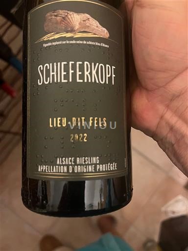 Alsace Riesling Schieferkopf Lieu-dit Fels 2022