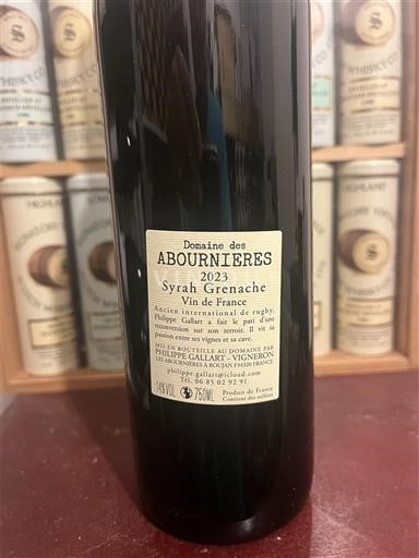 Languedoc Abournières philippe GALLART SYRAH 2023
