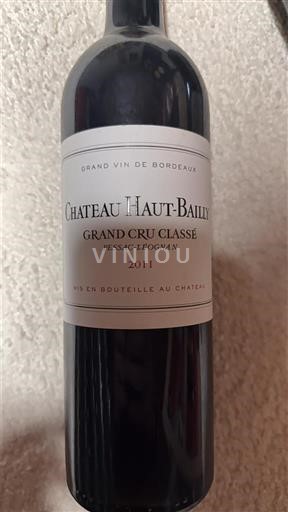Burdeos Pessac-Léognan Grand Cru Classé Château Haut-Bailly 2011