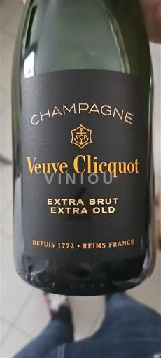Champagne Sâm-panh Veuve Clicquot Extra brut extra old Không niên vụ