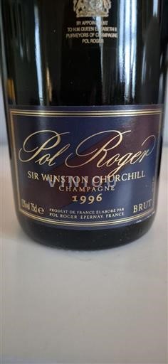 Champagne Champagner Pol Roger Sir Winston Churchill 1996