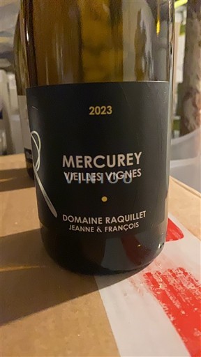 Burgundy Mercurey Domaine Raquillet Vieilles Vignes 2023