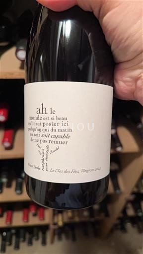 Languedoc and Roussillon Côtes Catalanes Le Clos des Fées 100 phrases 2024