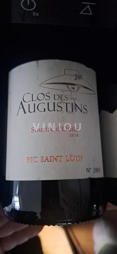 Languedoc Pic-saint-loup Clos des Augustins Sourire d'Odile 2016
