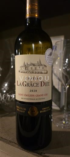 Burdeos Saint-Émilion Gran Cru Grand Cru Château La Grâce Dieu 2020