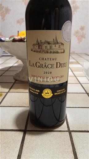 Bordeaux Saint-Émilion Grand Cru Grand Cru Château La Grâce Dieu 2020