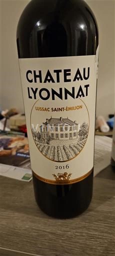 Bordeaux Lussac-Saint-Émilion Château Lyonnat 2016