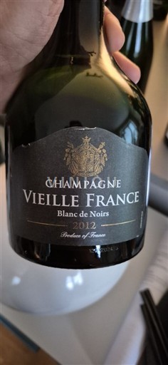 Champagne Sâm-panh Vieille France Blanc de Noirs 2012